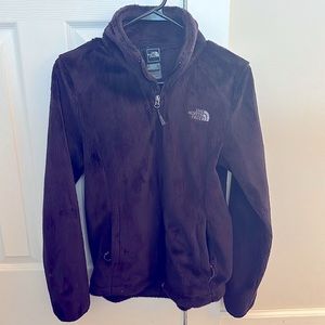 Women’s XS Northface Osito jacket dark plum color